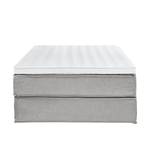 Premium Boxspringbett KINX Webstoff - Stoff KINX: Grau - 160 x 220cm - H2 - Ohne