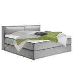 Premium boxspring KINX geweven stof - Stof KINX: Grijs - 200 x 220cm - H2 zacht - 100cm