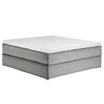 Premium Boxspringbett KINX Webstoff - Stoff KINX: Grau - 200 x 220cm - H2 - Ohne