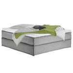 Premium Boxspringbett KINX Webstoff - Stoff KINX: Grau - 200 x 220cm - H2 - Ohne