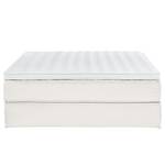 Premium Boxspringbett KINX Webstoff - Stoff KINX: Weiß - 180 x 220cm - H2 - Ohne