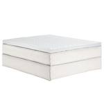 Lit boxspring Kinx Tissu - Tissu KINX : Blanc - 160 x 220cm - D2 souple - Sans