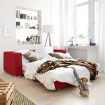 Slaapbank LATINA Basic Stof Doran: Rood - Breedte: 173 cm