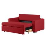 Canapé convertible LATINA Basic Tissu Doran : Rouge - Largeur : 193 cm