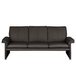 Sofa Capri (3-Sitzer) Echtleder Dunkelbraun - Echtleder Mabel: Dunkelbraun