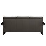 Sofa Capri (3-Sitzer) Echtleder Dunkelbraun - Echtleder Mabel: Dunkelbraun