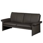 Sofa Capri (2,5-Sitzer) Echtleder Dunkelbraun - Echtleder Mabel: Dunkelbraun