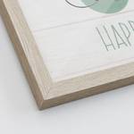 Impression dart Make You Happy Blanc / Vert