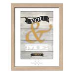 Impression dart You & Me Forever Beige / Blanc