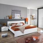 Chambre à coucher Lorca (3 éléments) Blanc alpin - 180 x 200cm - Pas de tiroir de lit