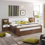 Set camera da letto Bernau Effetto quercia Stirling/Bianco alpino - 180 x 200cm