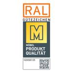 Schuifdeurkast Quadra alpinewit/zwart - (BxH): 226x230cm - 226 x 230 cm