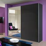 Armoire à portes coulissantes Quadra anthracite - 181 x 210 cm