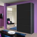 Armoire à portes coulissantes Quadra anthracite - 181 x 230 cm