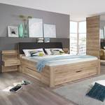 Bedframe Bensheim (3-delig) Sanremo eikenhouten look - 180 x 200cm - Zonder verlichting