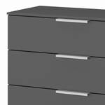 Buffet SKØP x4 Graphite - Largeur : 80 cm - Aluminium