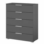 Buffet SKØP x5 Graphite - Largeur : 80 cm - Aluminium