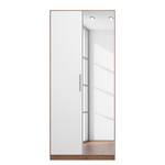 Armoire KiYDOO I Blanc / Imitation chêne de Stirling - 91 x 197 cm