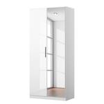 Armoire KiYDOO I Blanc brillant / Blanc alpin - 91 x 197 cm