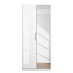 Armoire KiYDOO I Blanc brillant / Blanc alpin - 91 x 210 cm