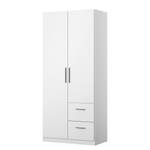 Armoire à portes battantes KiYDOO II Blanc alpin - 91 x 210 cm