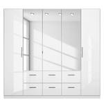 Armoire à portes battantes KiYDOO III Blanc brillant / Blanc alpin - 226 x 210 cm