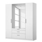 Armoire à portes battantes KiYDOO IV Blanc alpin - 181 x 197 cm