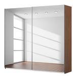 Schwebetürenschrank KiYDOO III Eiche Stirling Dekor - 226 x 210 cm - Aluminium