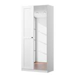 Armoire à portes battantes KiYDOO Blanc alpin - 91 x 210 cm