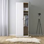 Armoire à portes battantes KiYDOO Blanc alpin - 91 x 210 cm