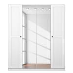 Armadio battente KiYDOO Landhaus II Bianco alpino - 181 x 210 cm