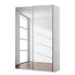 Armoire à portes coulissantes KiYDOO III Blanc alpin - 136 x 210 cm - Chrome