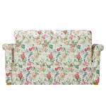 Canapé convertible Bernadett Tissu beige - Motif floral - 130 x 210 cm - Largeur : 168 cm