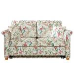 Divano letto Bernadett Tessuto beige con motivo a fiori - Larghezza: 188 cm - Larghezza: 188 cm