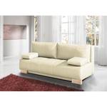 Schlafsofa Novato Echtleder Beige