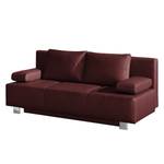 Schlafsofa Dayly Echtleder Bordeaux