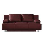 Schlafsofa Dayly Echtleder Bordeaux