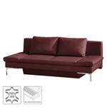 Schlafsofa Salen Echtleder Bordeaux