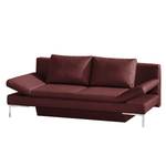 Schlafsofa Salen Echtleder Bordeaux