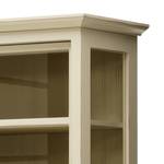 Vitrine Azjana Partiellement en pin massif - Beige clair