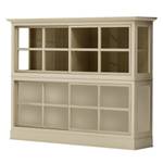 Highboard Azjana Pinie teilmassiv - Hellbeige