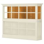 Buffet haut Azjana Partiellement en pin massif - Pin blanc / Pin couleur miel