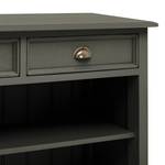 Commode Sollerön II Pin massif - Granite / Laiton