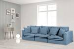 Bigsofa Coral Beach Webstoff Blau