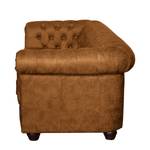 Sofa Kamaru (3-Sitzer) Kunstleder Cognac