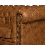 Sofa Kamaru (3-Sitzer) Kunstleder Cognac