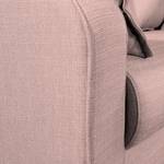 Ecksofa Greeneville Strukturstoff Mauve - Longchair davorstehend rechts