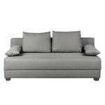 Boxspring-Schlafsofa Dingo Webstoff - Webstoff Luda: Grau