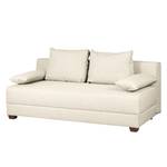 Boxspring-Schlafsofa Dingo Webstoff - Webstoff Luda: Creme