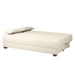 Boxspring-Schlafsofa Dingo Webstoff Luda: Creme